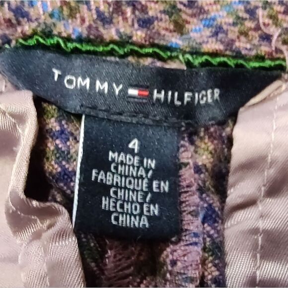 Tommy Hilfiger Tween Plaid Check Dress Pants Trousers US 4 - Picture 8 of 10